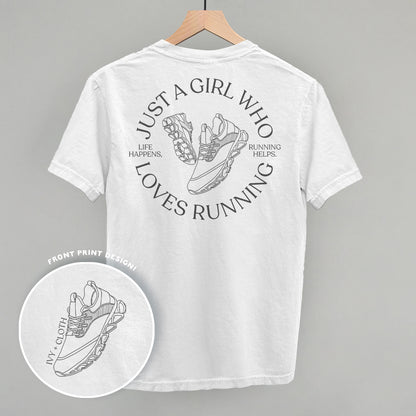 Just A Girl Who Loves Running (Back Print)