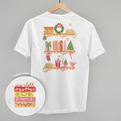 Holiday Bookshelf Doodles (Back Print)