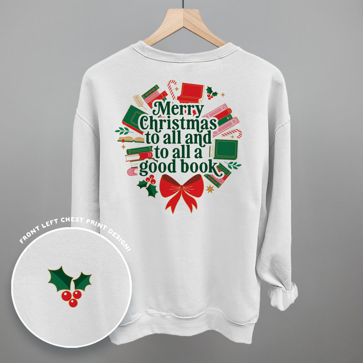 And To All A Good Book (Back Print)