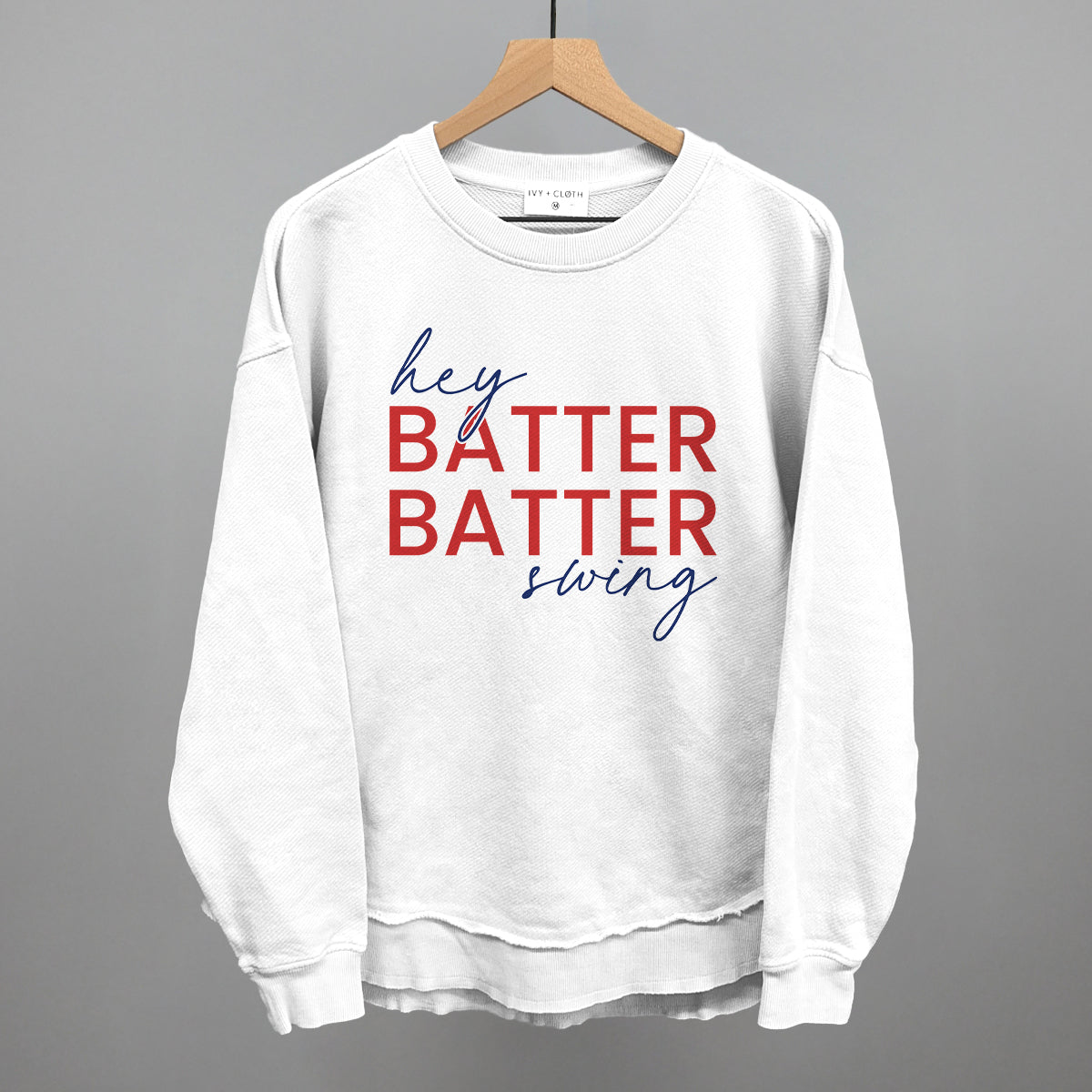 Hey Batter Batter Swing (Red + Navy)
