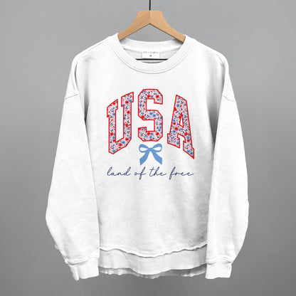 USA Floral Arch + Bow