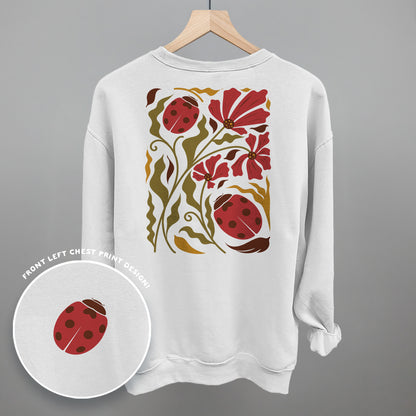 Ladybugs And Leaves (Back Print)