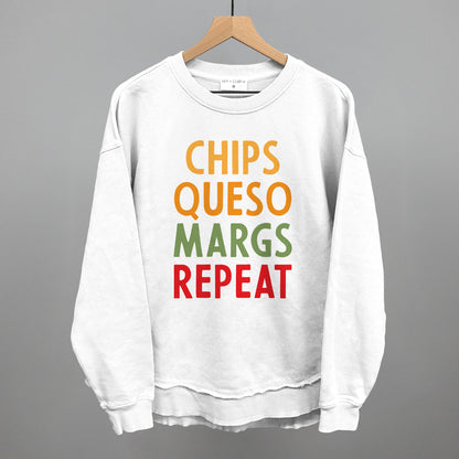 Chips Queso Margs Repeat