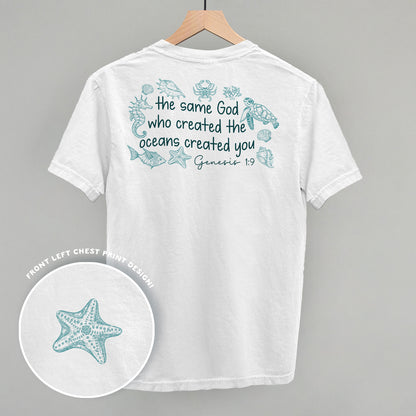 The Same God Who Created Oceans (Back Print)