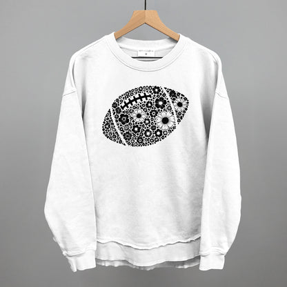 Floral Football Black