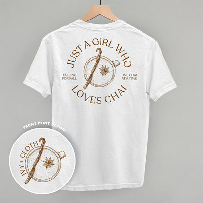 Just A Girl Who Loves Chai (Back Print)