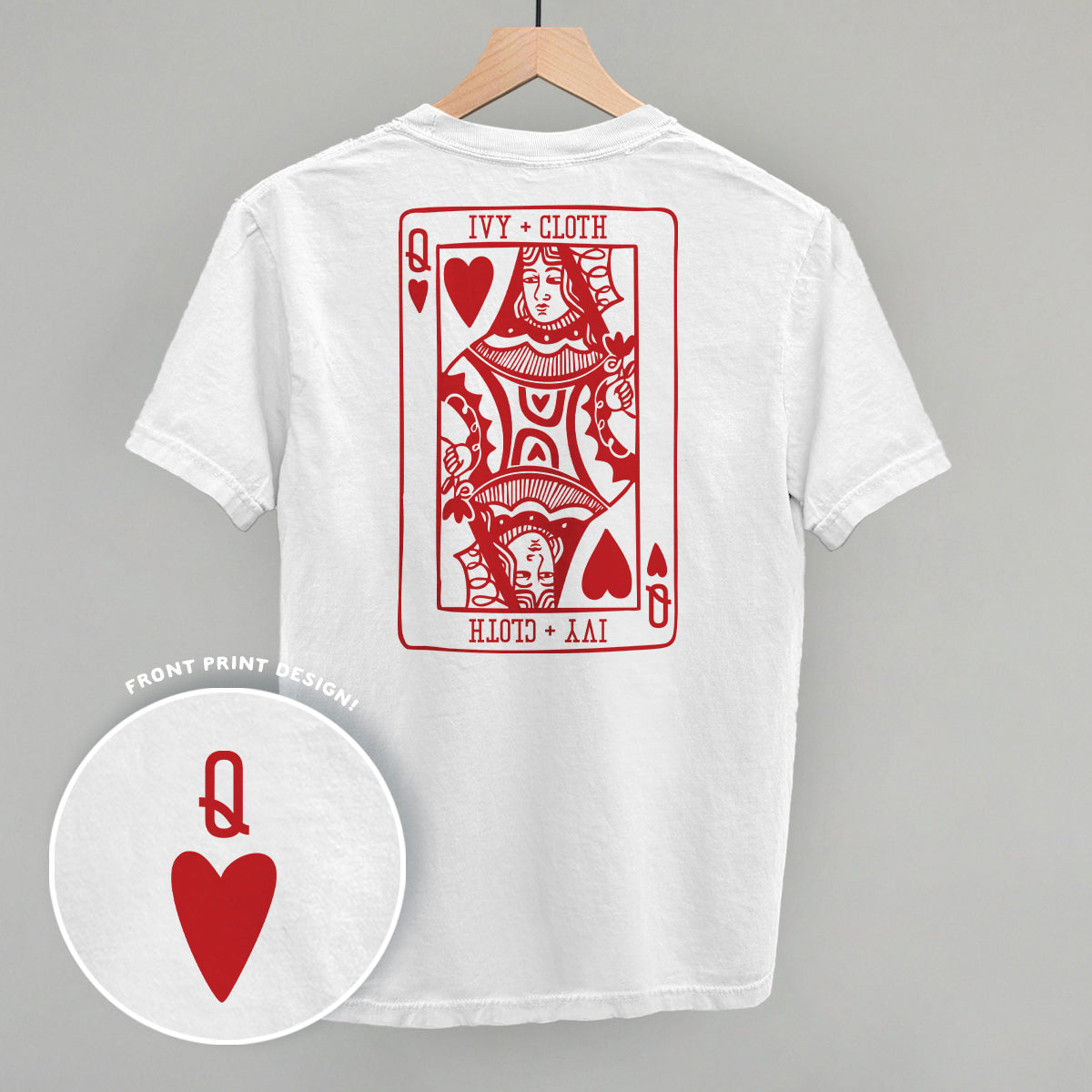 Queen Of Hearts (Back Print)
