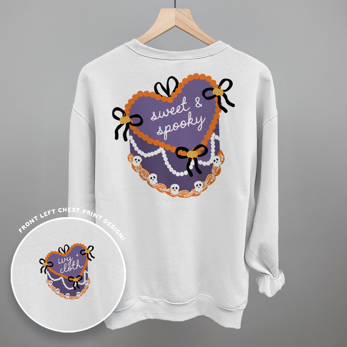 Sweet & Spooky Vintage Cake (Back Print)