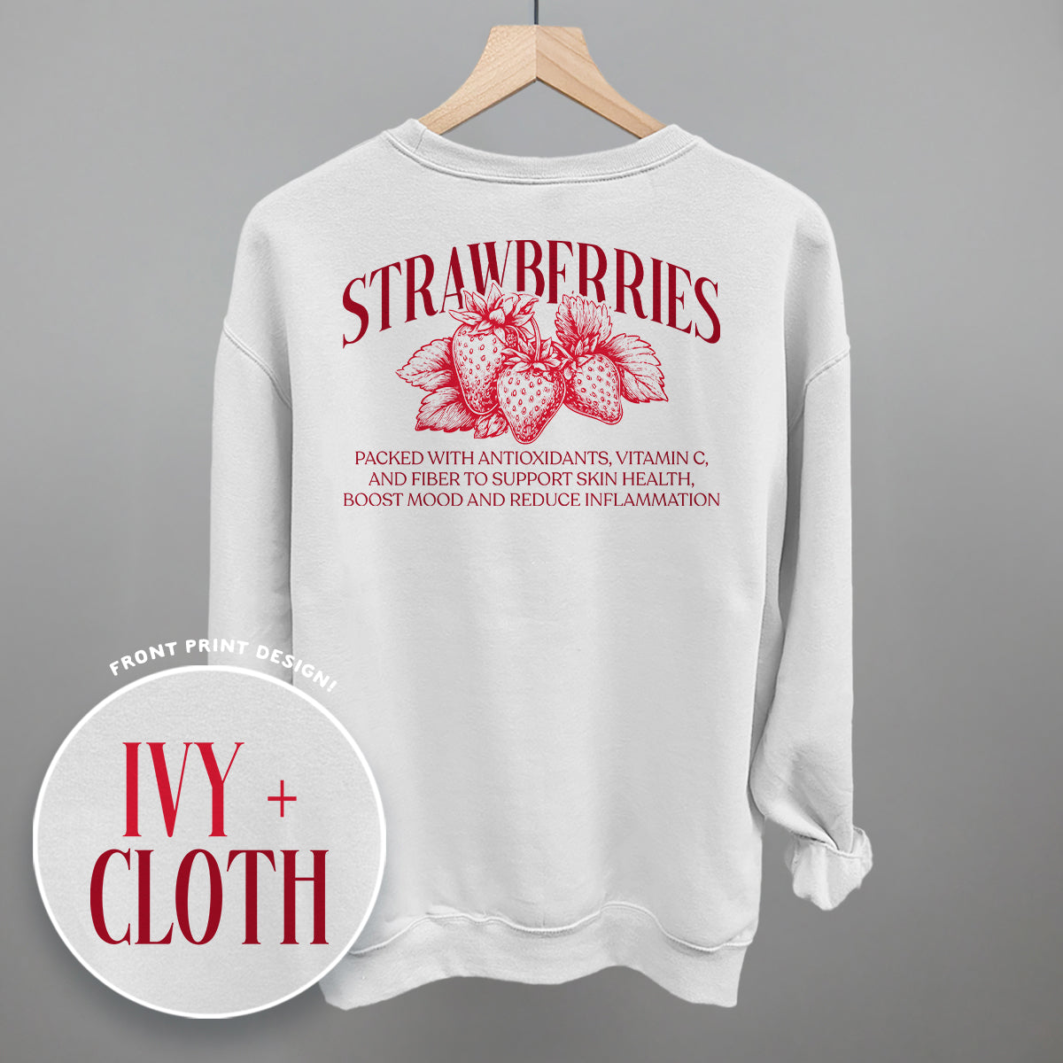 Strawberry Wellness (Back Print)