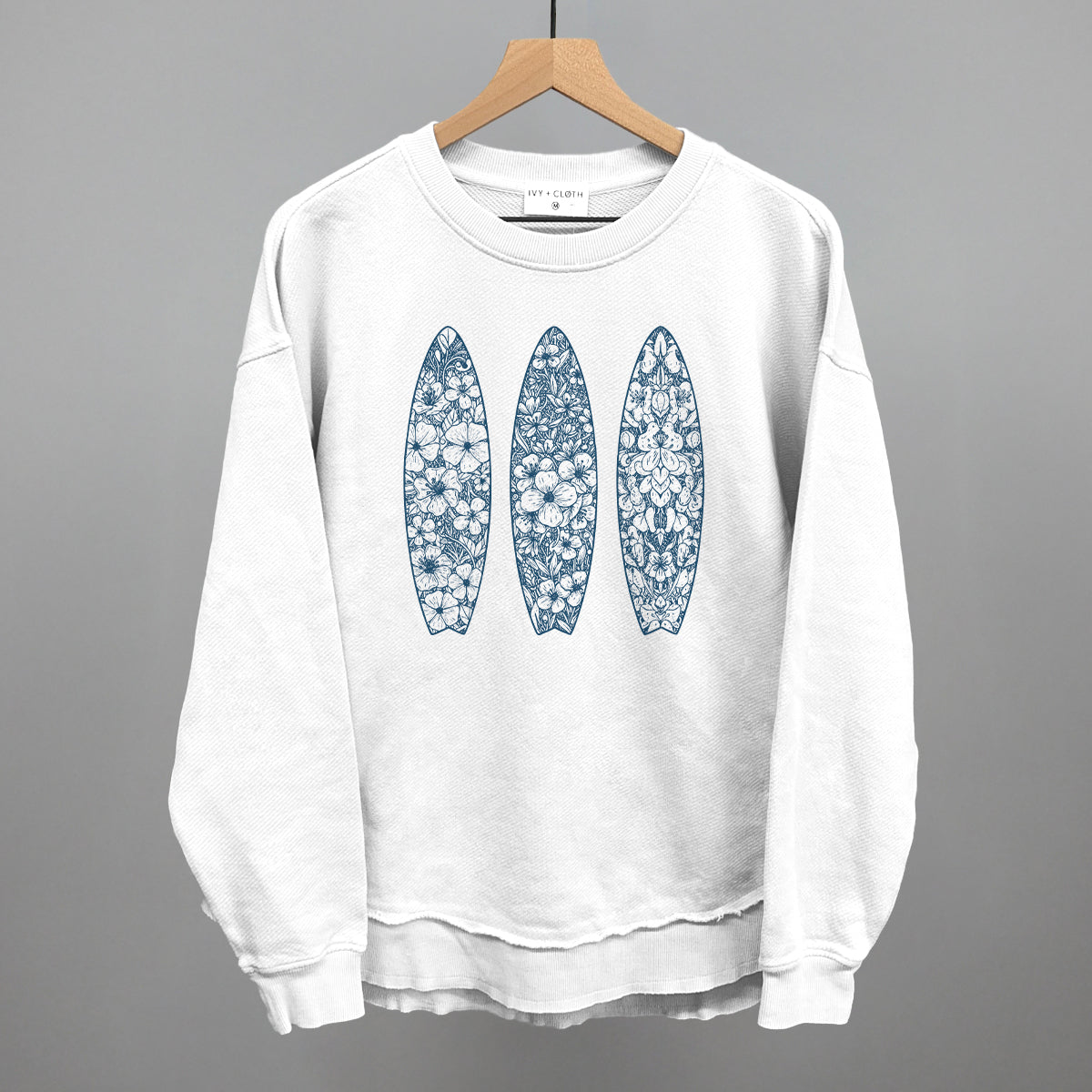 Blue Floral Surfboards
