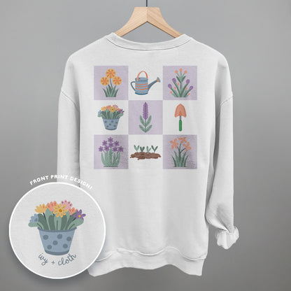Floral Grid Doodles (Back Print)