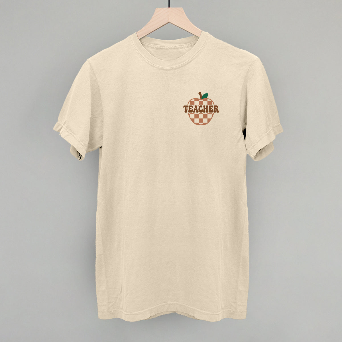 Teacher Checker Apple (Left Chest)