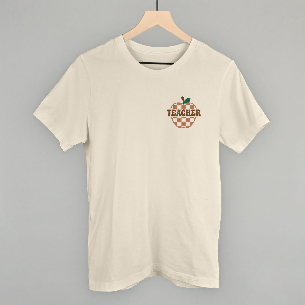 Teacher Checker Apple (Left Chest)