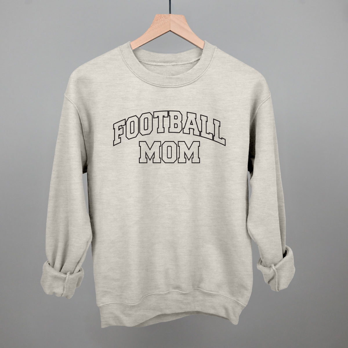 Football Mom Collegiate Letters