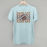 Game Day Repeated Football Cutout