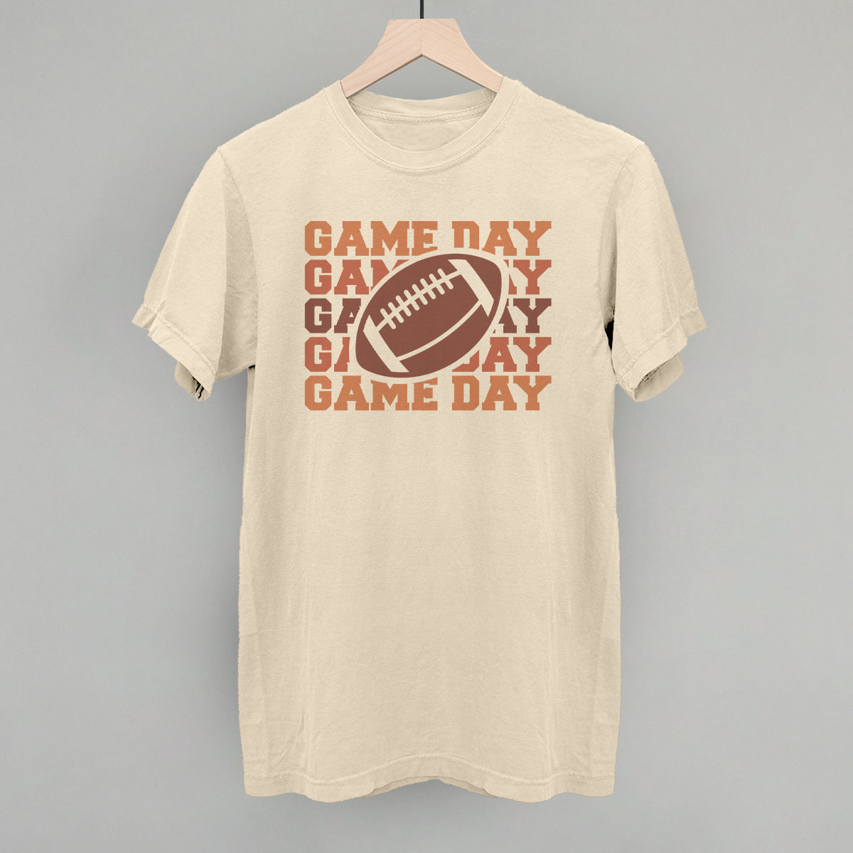 Game Day Repeated Football Cutout