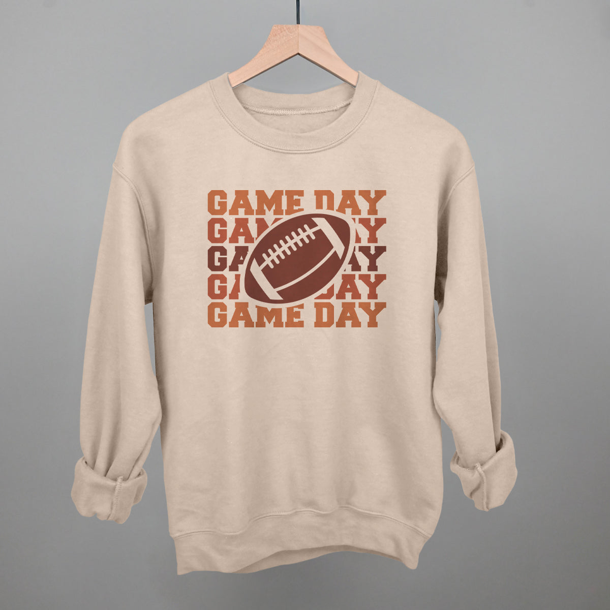 Game Day Repeated Football Cutout