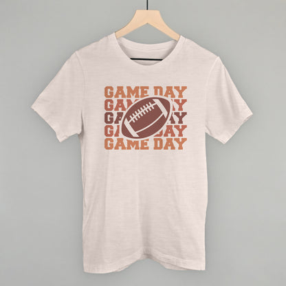 Game Day Repeated Football Cutout