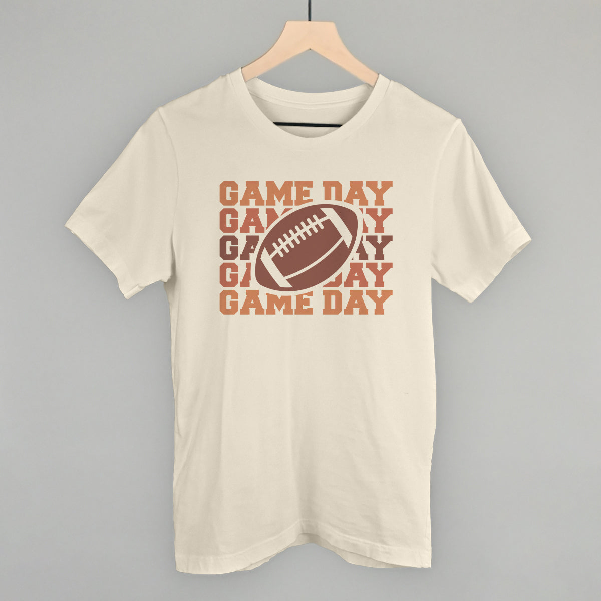 Game Day Repeated Football Cutout