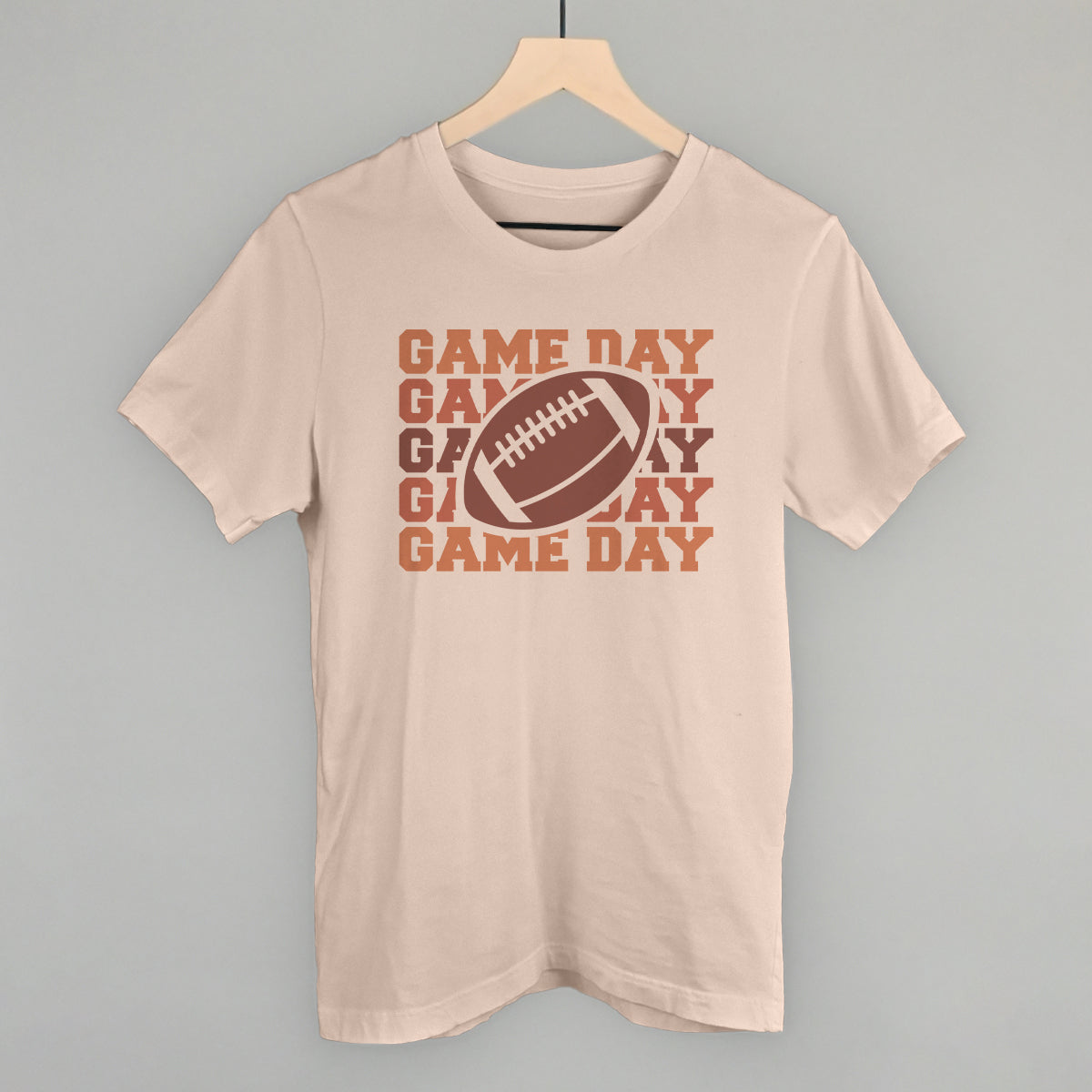 Game Day Repeated Football Cutout