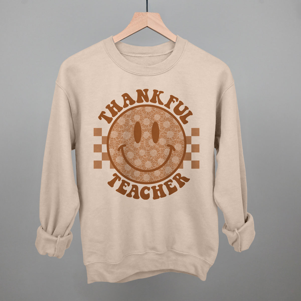 Thankful Teacher Smiley Sunflowers