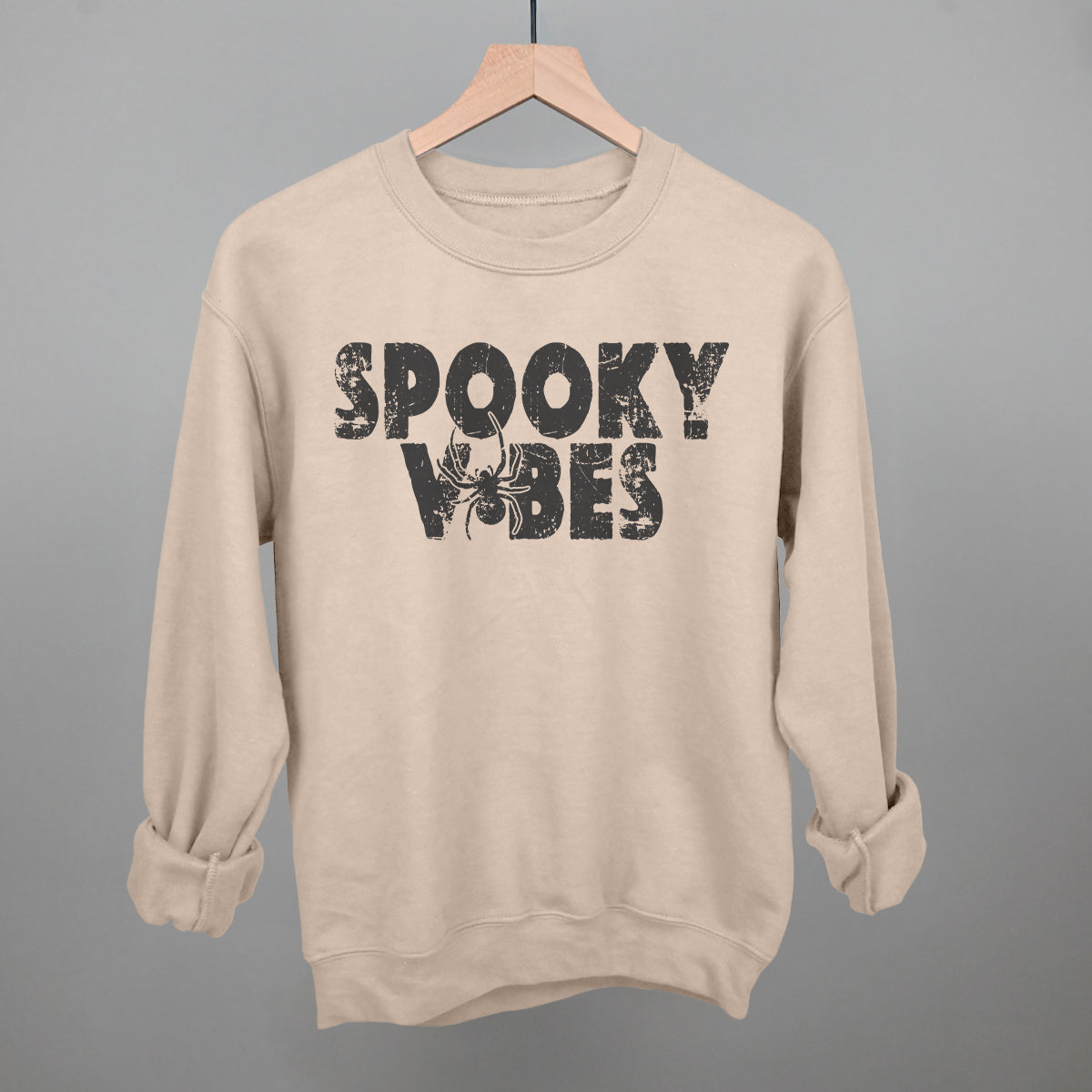 Spooky Vibes Spider Distressed