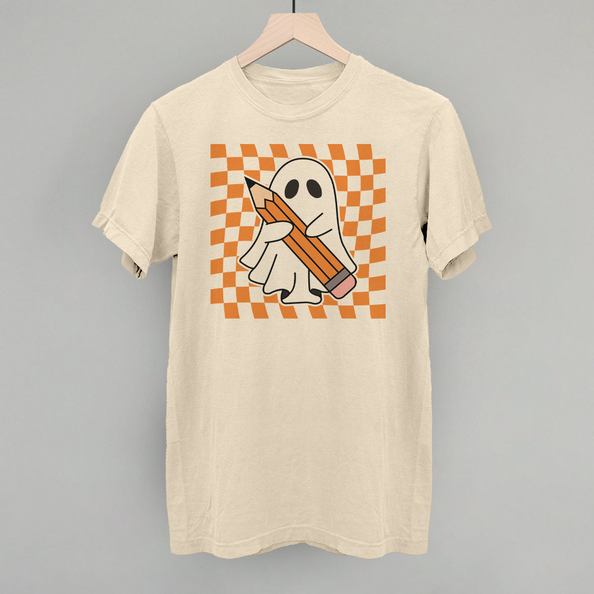 Pencil Ghost Trippy Checkerboard