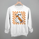 Pencil Ghost Trippy Checkerboard