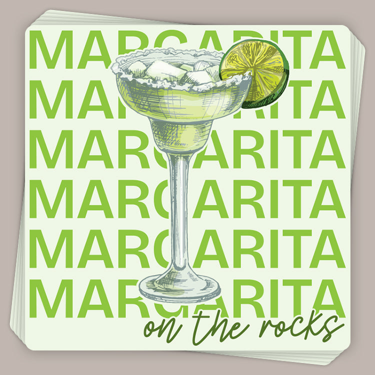 Margarita On The Rocks (Decal)