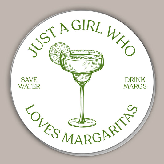 Just A Girl Who Loves Margaritas (Decal)