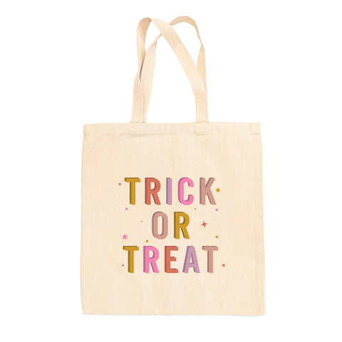 Trick Or Treat Colorful Tote Bag
