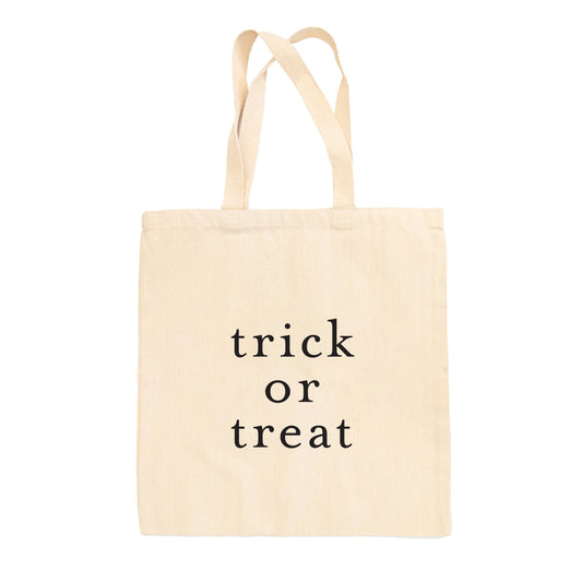 Trick Or Treat Plain Text Tote Bag