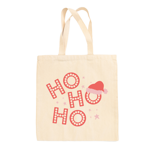 Ho Ho Ho Santa Hat Tote Bag