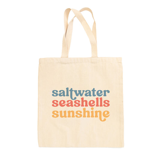 Saltwater, Seashells, Sunshine Tote Bag