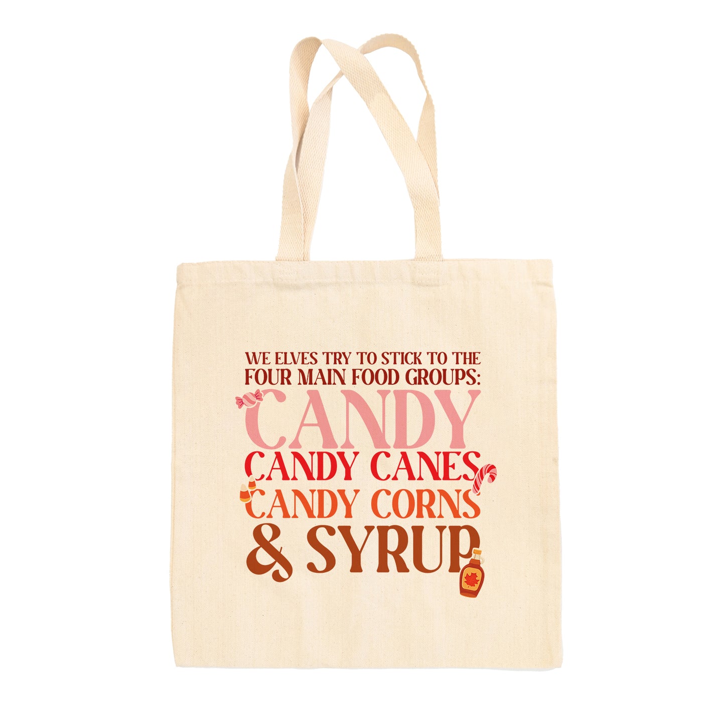 Four Main Food Groups (Elf) Tote Bag