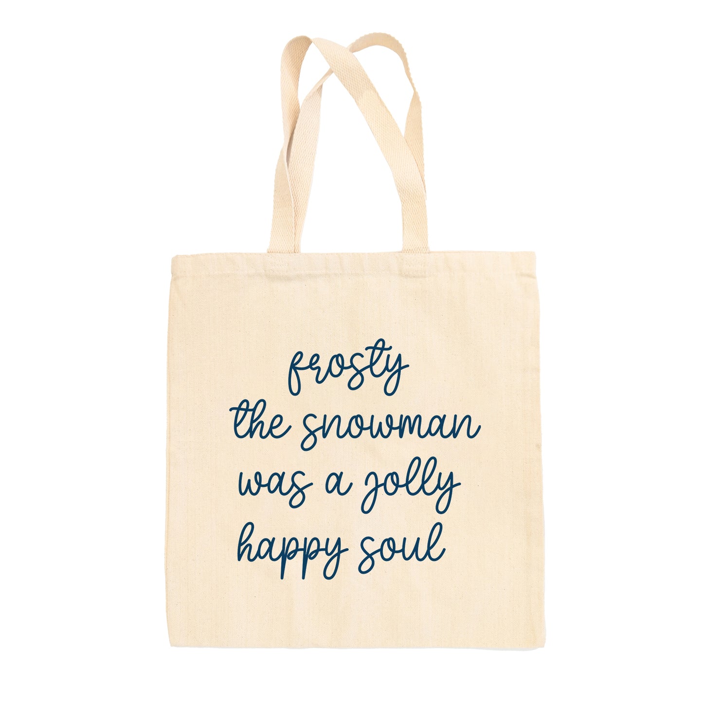 Frosty The Snowman Lyrics Tote Bag