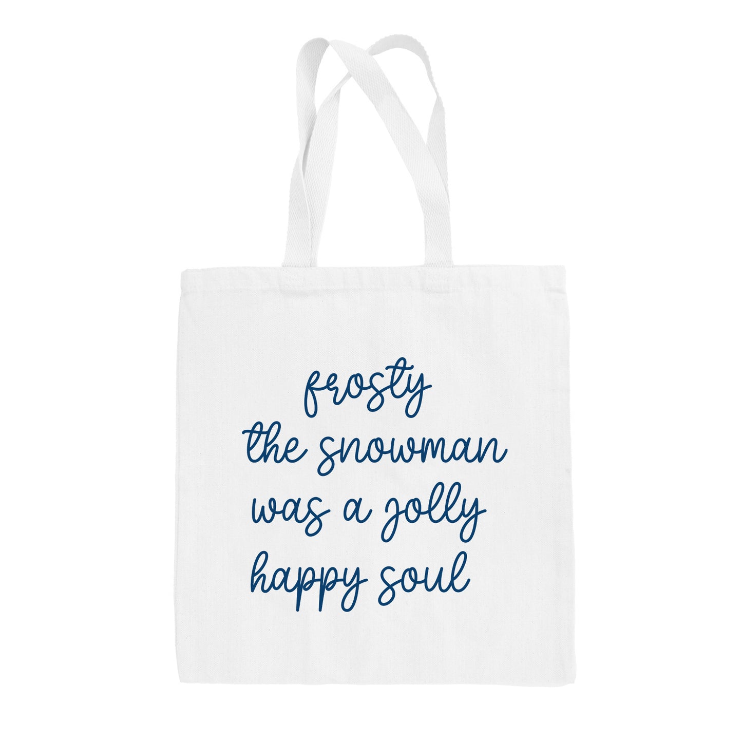 Frosty The Snowman Lyrics Tote Bag