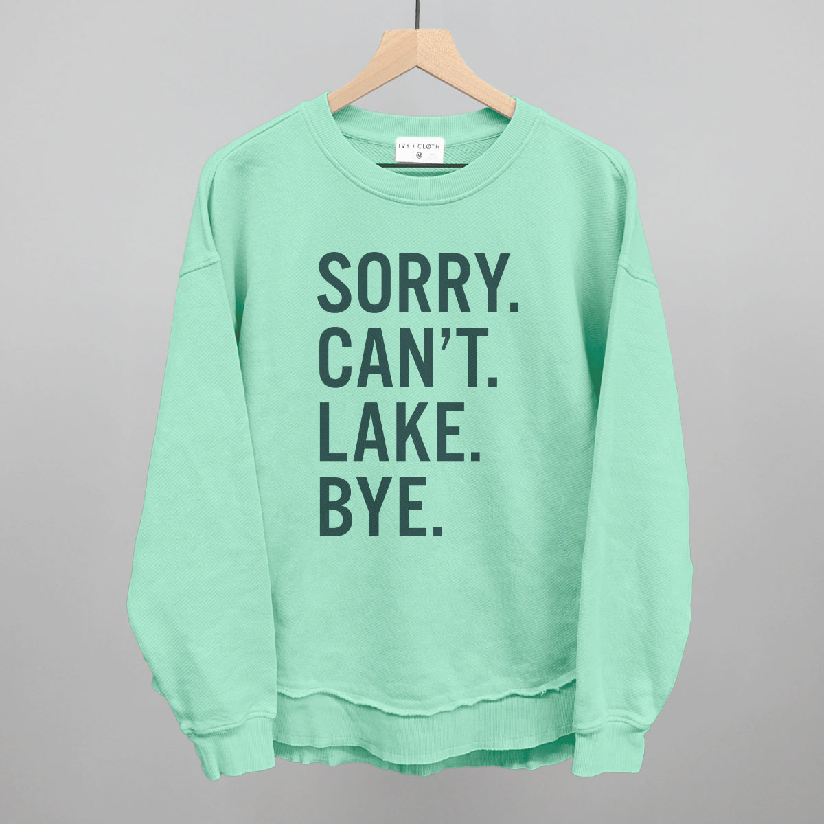 Sorry Can't Lake Bye