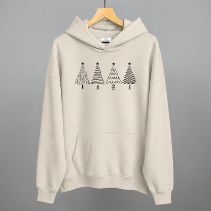 Christmas Tree Doodles (Black)