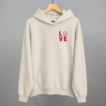 Love Stacked Baseball (Left Chest)