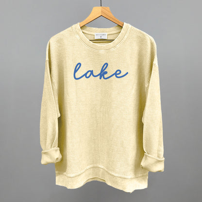 Lake Blue Script