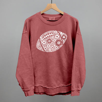 Floral Football White
