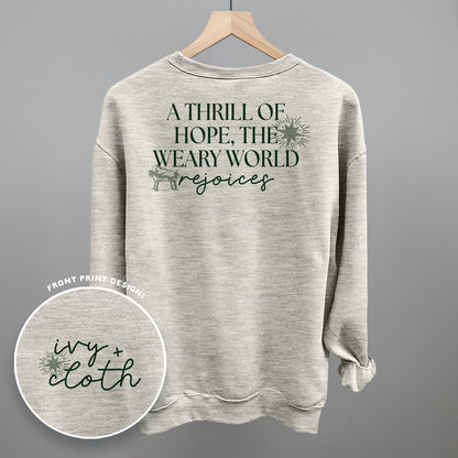 The Thrill Of Hope, The Weary World Rejoices (Back Print)