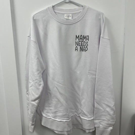 Mama Needs A Nap (Left Chest) - M - WH SALE