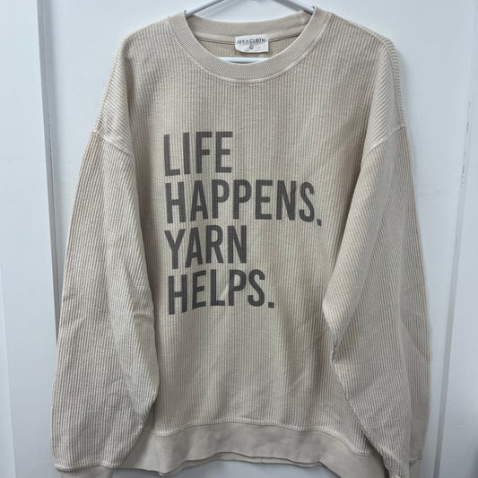 Life Happens Yarn Helps - L - WH SALE