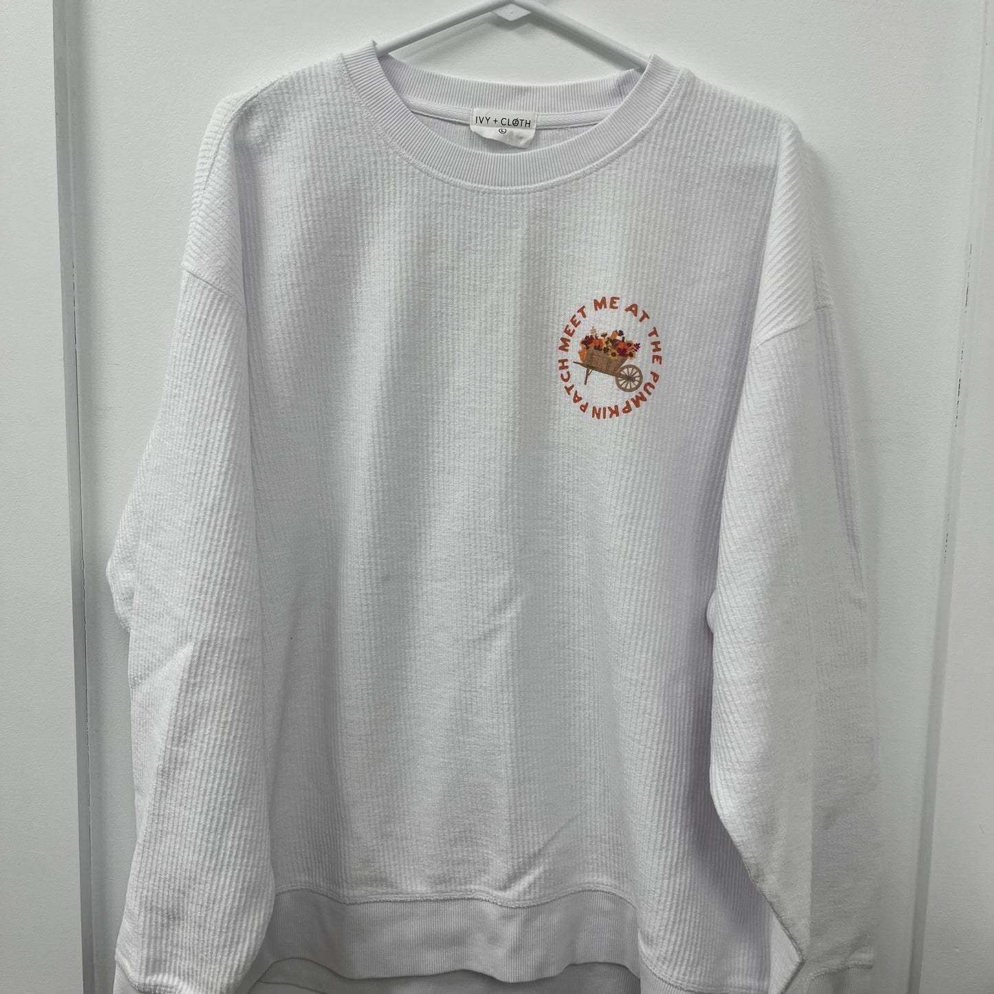 Meet Me At The Pumpkin Patch (Left Chest) - L - WH SALE