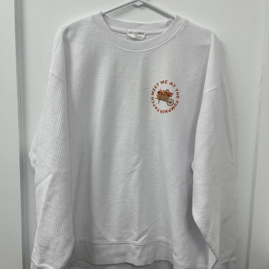 Meet Me At The Pumpkin Patch (Left Chest) - L - WH SALE