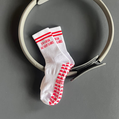 I'm Nicer After Pilates Grip Socks