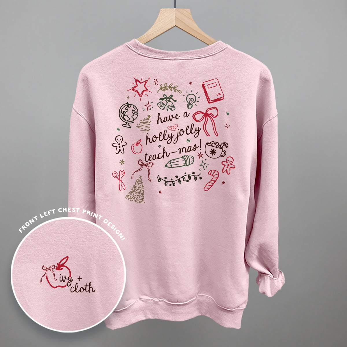 Holly Jolly Teachmas (Back Print)