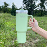 Light Green 40oz Drink Tumbler